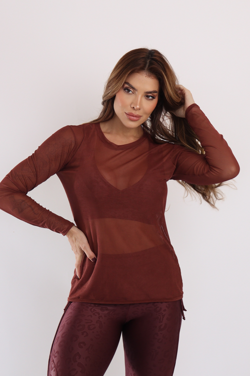 Blusa Sheer Motion