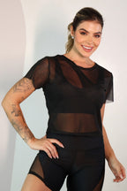 Cropped Breeze Mesh