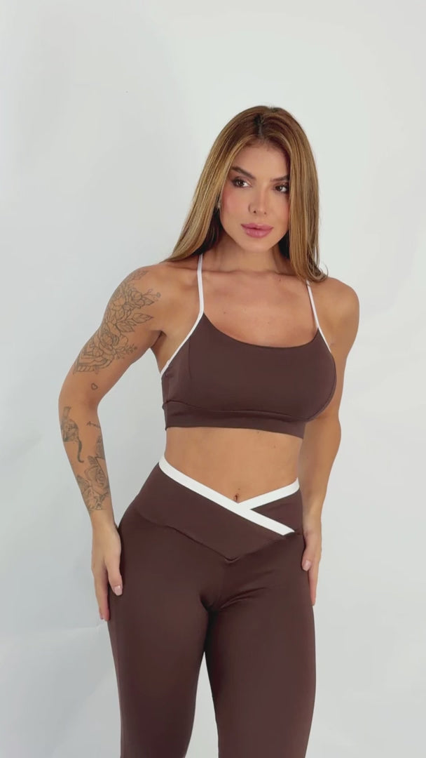 Legging Flare Ballet Contrast Sculpt